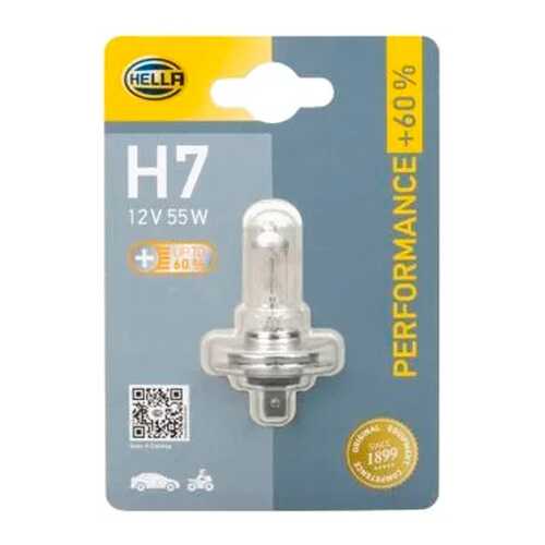 Лампа Накаливания, H7 12v 55w Px26d, 60%, Блистер (X1) HELLA 8GH 223 498-238