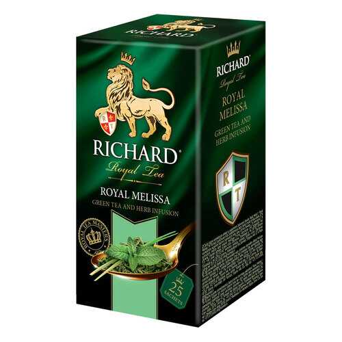 Чай зеленый Richard Royal Melissa 25 пак