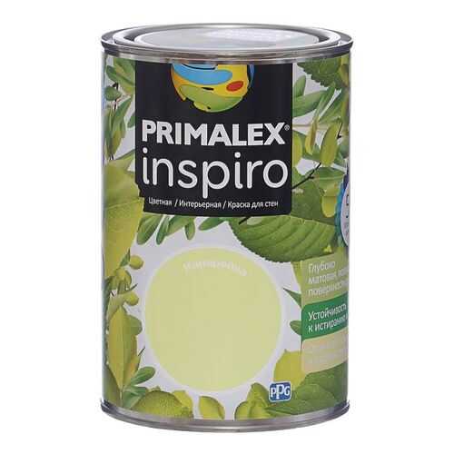 Краска для внутренних работ Primalex Inspiro 1л Канарейка, 420134