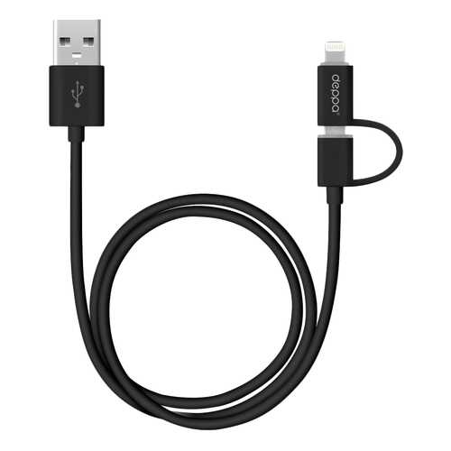 Кабель Deppa 72204 microUSB 1,2м Black
