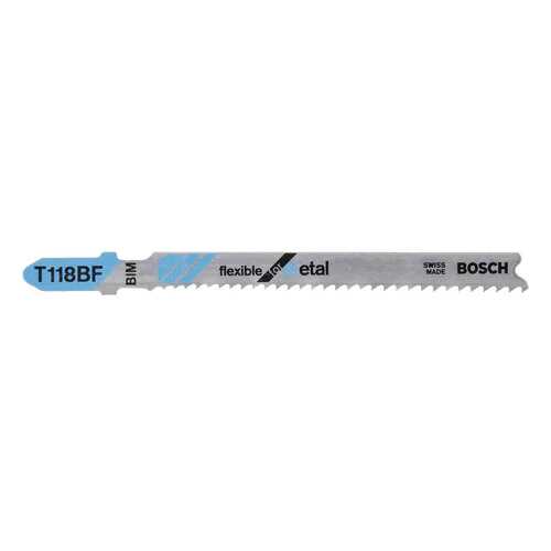 Набор пилок для лобзика Bosch T 118 BF, BIM 2608634586