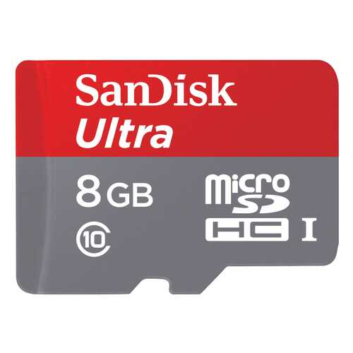 Карта памяти SanDisk Micro SDHC Ultra SDSDQUIN-008G-G4 8GB