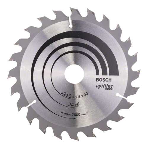 Диск по дереву Bosch STD WO 210x30-24T 2608640621