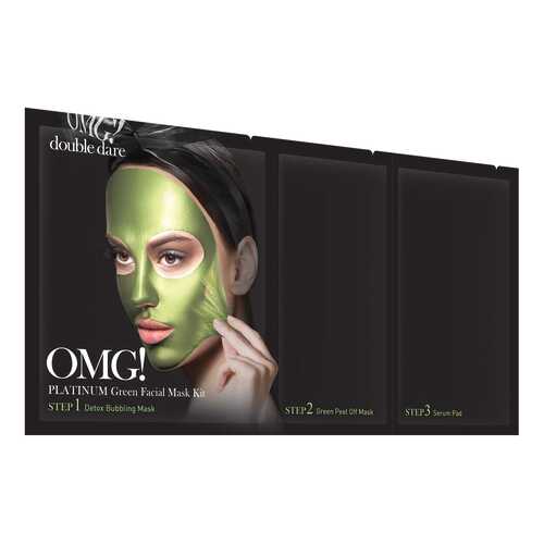 Маска для лица Double Dare OMG! Platinum Green Facial Mask Kit 15 г