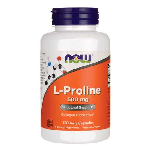 Комплексное средство для суставов и связок NOW L-Proline 120 капс.