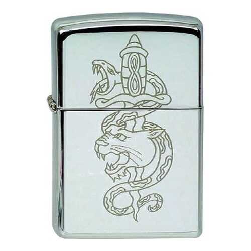 Зажигалка Zippo Snake/lion 232 High Polish Chrome