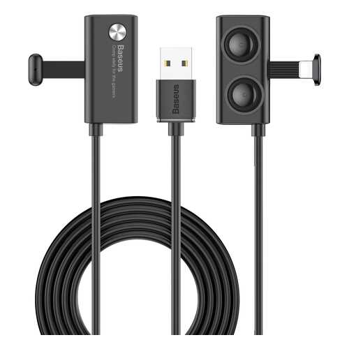 Кабель Baseus Suction Cup Mobile Games Lightning 1m Black