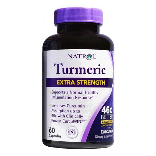 Куркумин Natrol Turmeric Extra Strength 60 капс.