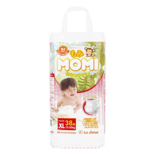 Подгузники-трусики MOMI Xl (12-20 кг) 38 шт