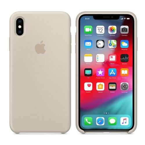 Чехол Silicone Case для Apple iPhone XS Max Stone (MWP4FE/A)