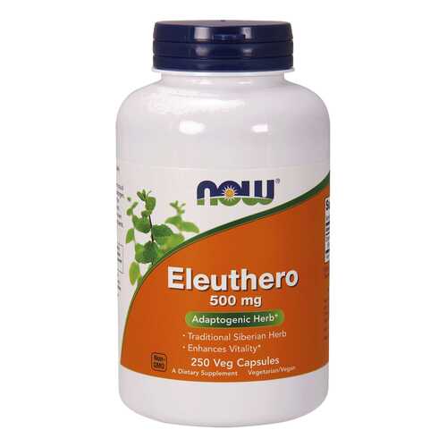 Для нервной системы NOW Eleuthero 500 мг 250 капсул
