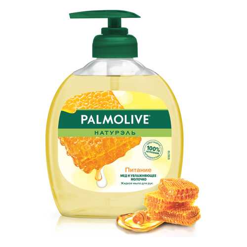 Жидкое мыло Palmolive Питание Мед и увлажняющее молочко 300мл