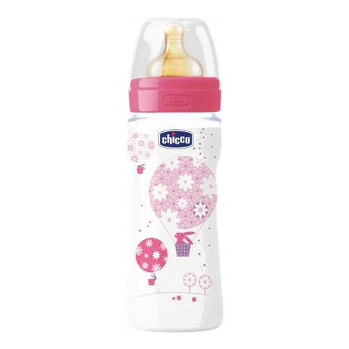 Детская бутылочка Chicco Well-Being Girl 4 мес, 330 мл 310205121