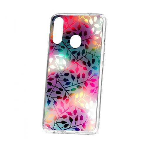 Чехол Kruche Samsung Galaxy A20S Print Цветные листья