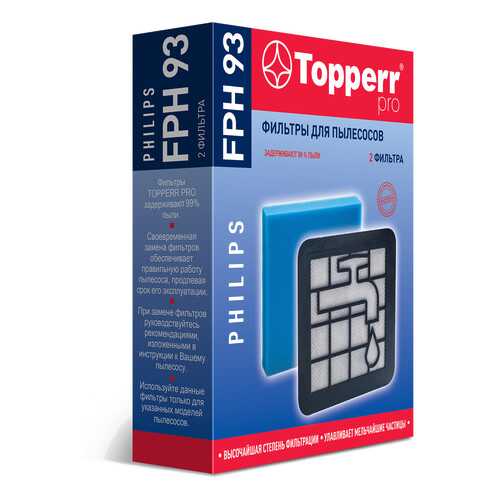 Фильтр Topperr FPH93 для пылесосов Philips