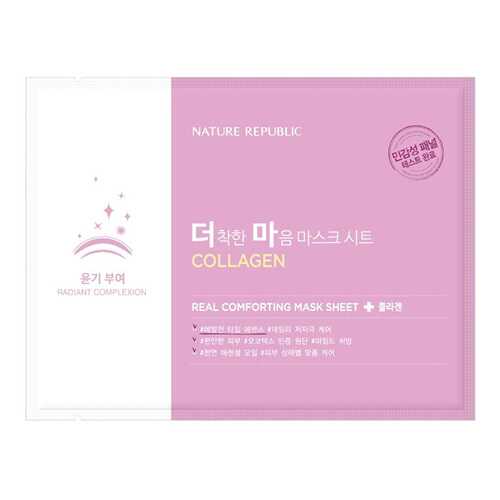 Маска для лица Nature Republic Real Comforting Mask Sheet Collagen 24 г