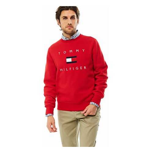 Свитшот мужской Tommy Hilfiger MW0MW14204 красный XL