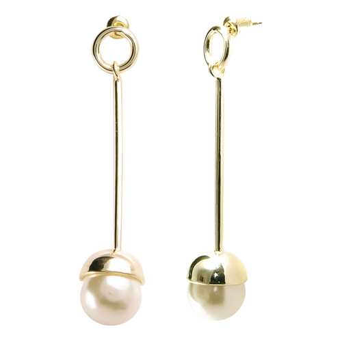 Серьги Corona style B003EE02622-GOLD
