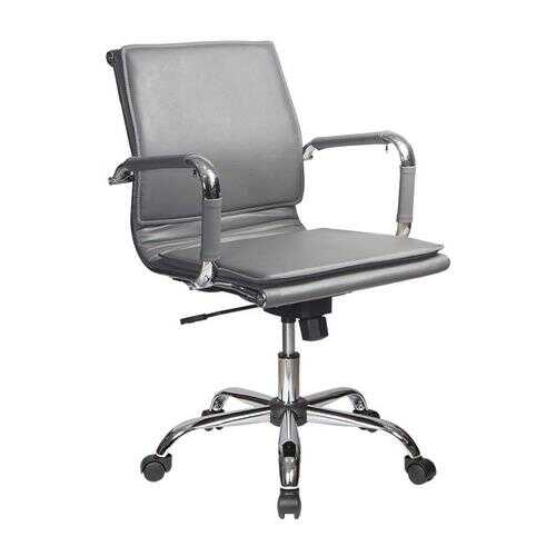 Компьютерное кресло Бюрократ 813064 CH-993-LOW/GREY 60х65.5х93 см, серый/хром