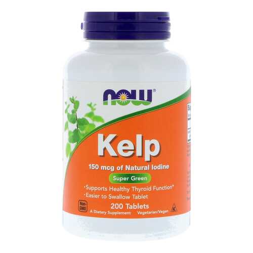 Минеральный комплекс NOW Kelp 200 табл. без вкуса