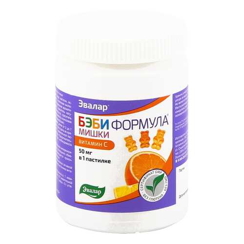 Беби Формула мишки Витамин С паст.жев. 2,5 г 30 шт.