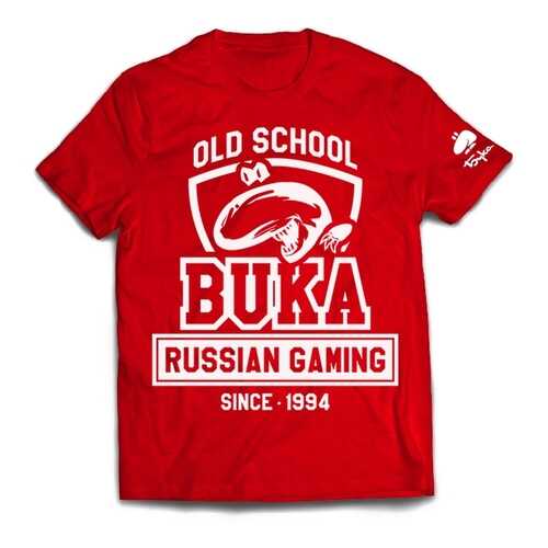 Футболка BUKA OLD SCHOOL красная M