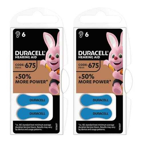 Батарейка Duracell 675 6шт