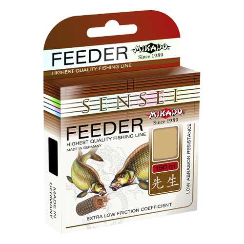 Леска монофильная Mikado Sensei Feeder 0,16 мм, 150 м, 4,3 кг