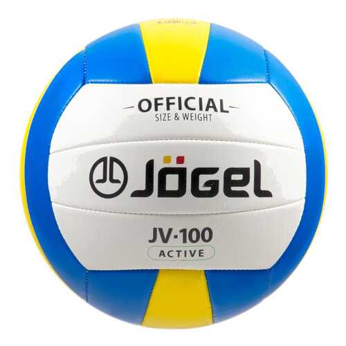 Волейбольный мяч Jogel JV-100 №5 blue/white/yellow