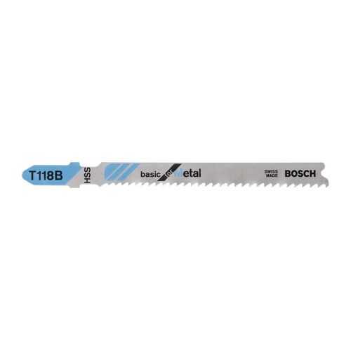 Набор пилок для лобзика Bosch T 118 В, HSS 2608631673