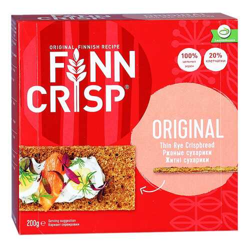 Сухарики Finn Crisp ржаные 200 г