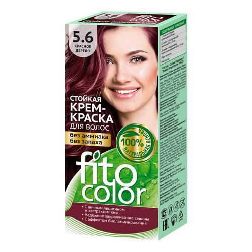 Краска для волос Фитокосметик FitoColor 5.6 Красное дерево 115 мл