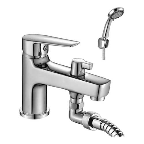 Смеситель для ванны на борт Rossinka Silvermix S35-38 хром