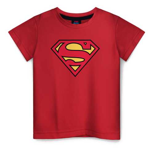 Детская футболка ВсеМайки Superman logo хлопок, р. 104
