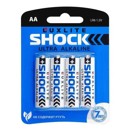 Батарейка Luxlite Shock АА 4 шт