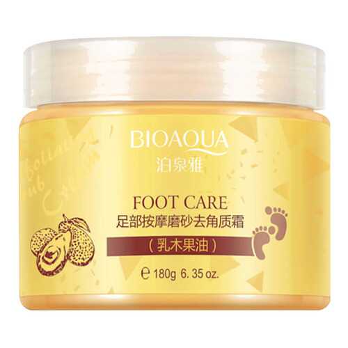 Крем для ног BioAqua Shea Butter Foot Massage Exfoliating Cream 180 мл