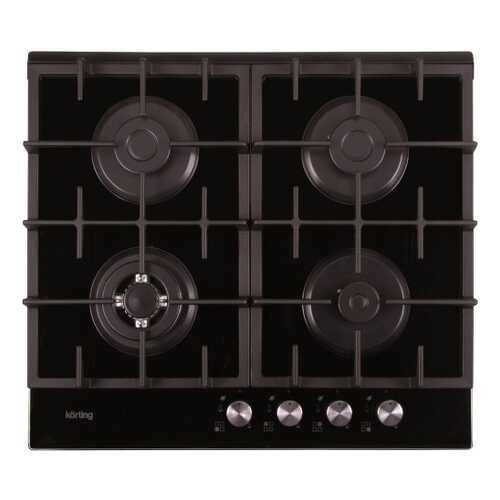 Встраиваемая варочная панель газовая Korting HGG 635 CTN Black