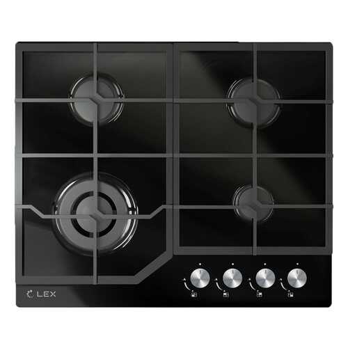 Встраиваемая варочная панель газовая LEX GVG 640-1 BL Black
