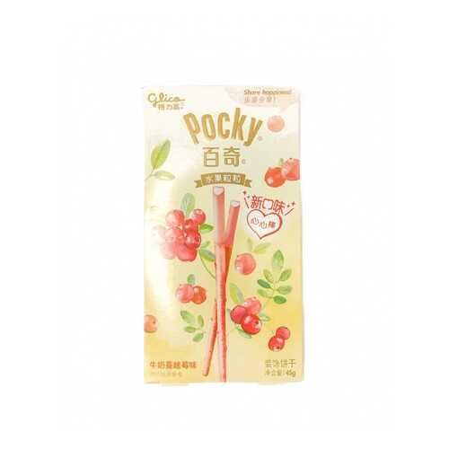 Палочки Pocky Glico со вкусом клюквы с глазурью 55 г