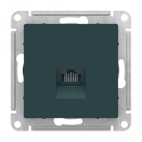 Розетка SE AtlasDesign Изумруд компьютерная RJ45, механизм