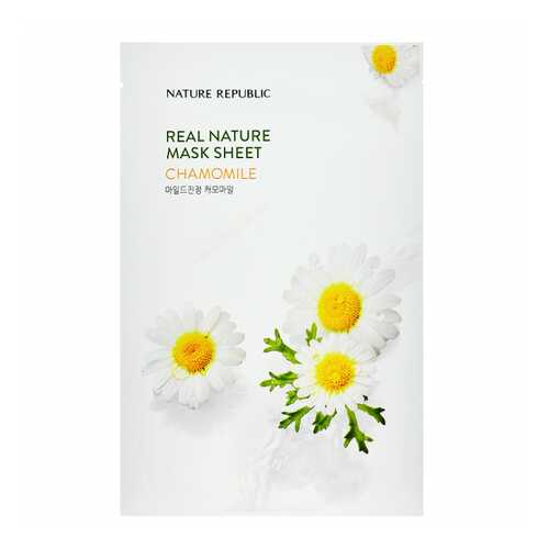 Маска для лица листовая REAL NATURE CHAMOMILE MASK SHEET 23мл
