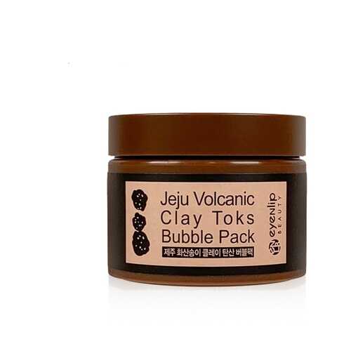 Маска очищающая с вулканической глиной JEJU VOLCANIC CLAY TOKS BUBBLE PACK 100мл