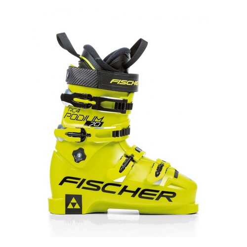 Горнолыжные ботинки Fischer RC4 Podium Junior 70 2019, yellow/black, 24.5