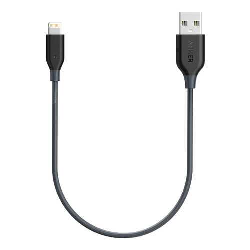 Кабель Anker PowerLine Lightning Cable 1ft Space Gray