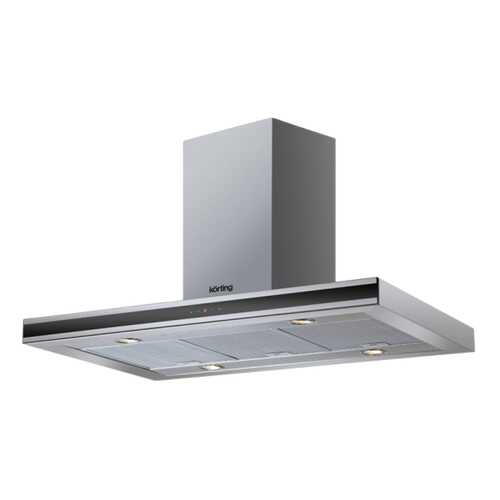 Вытяжка островная Korting KHA 9770 X Silver/Black