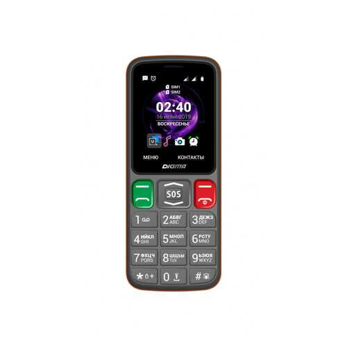 Мобильный телефон Digma Linx S240 Grey/Orange (LT2060PM)