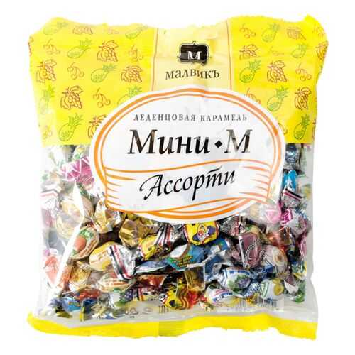 Карамель мини-м Малвикъ ассорти 180 г