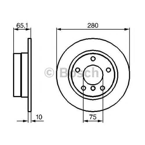 Тормозной диск Bosch 0986479217