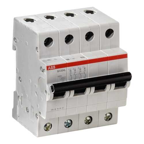 Автоматический выключатель ABB SH204L 4P C40, 4,5kA, 2CDS244001R0404