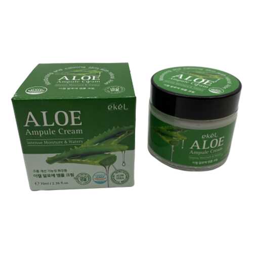 Крем для лица Ekel Ampule Cream Aloe 70 мл